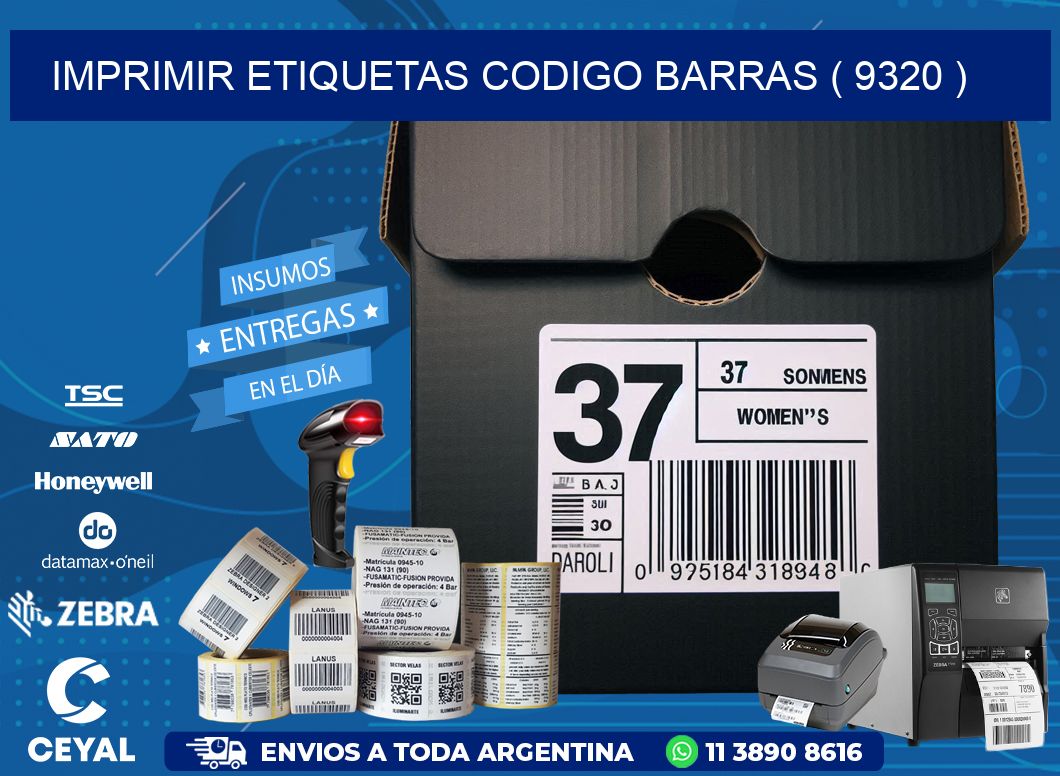 imprimir etiquetas codigo barras ( 9320 )