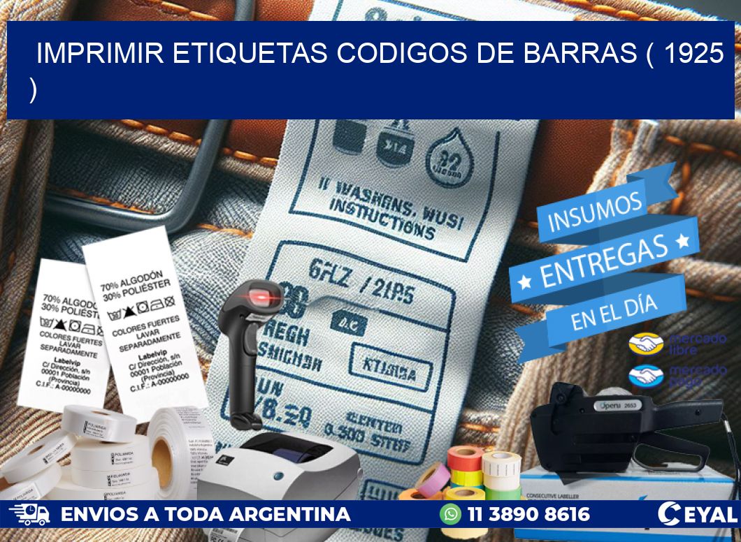 imprimir etiquetas codigos de barras ( 1925 )
