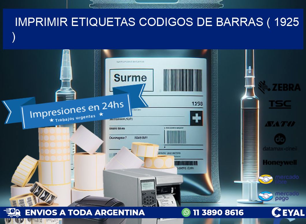 imprimir etiquetas codigos de barras ( 1925 )