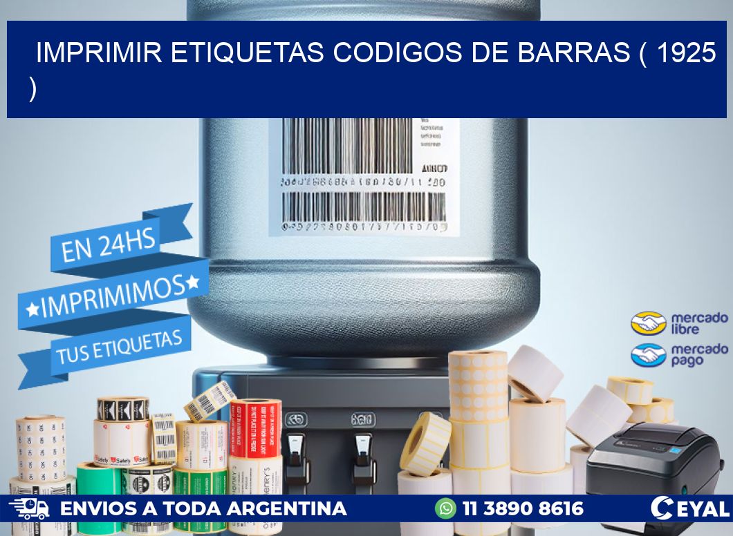 imprimir etiquetas codigos de barras ( 1925 )