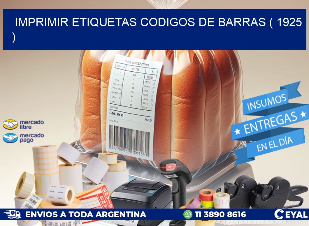 imprimir etiquetas codigos de barras ( 1925 )