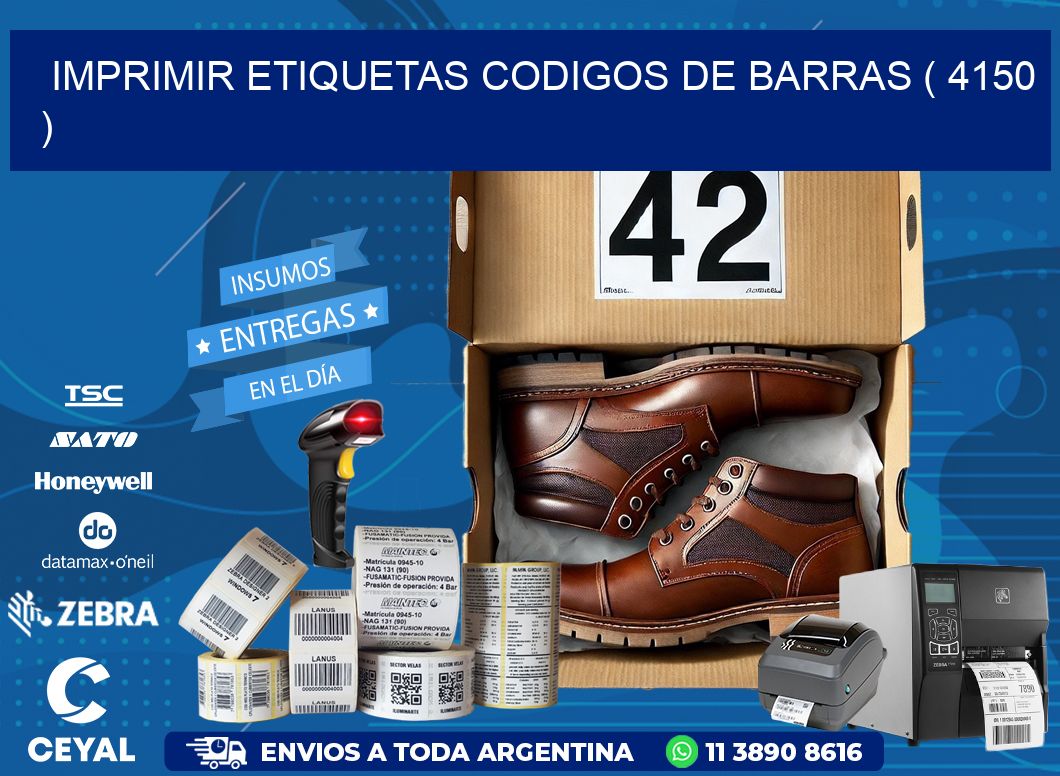imprimir etiquetas codigos de barras ( 4150 )