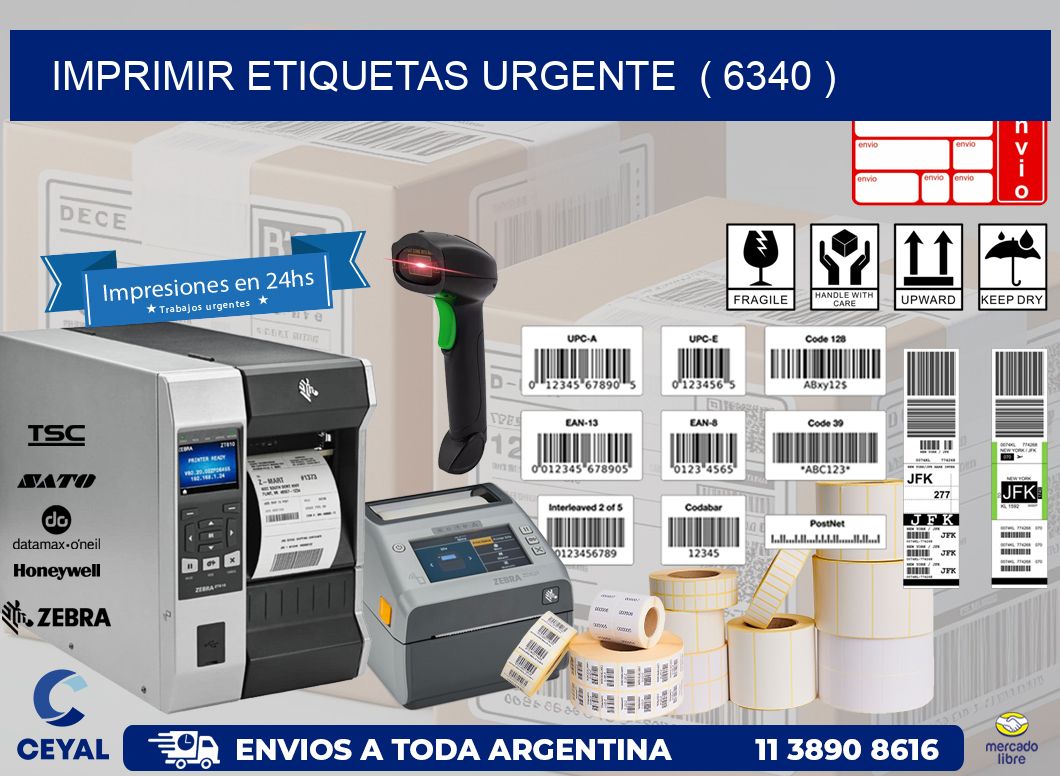 imprimir etiquetas urgente  ( 6340 )