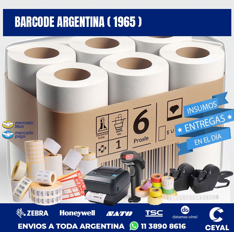 BARCODE ARGENTINA ( 1965 )