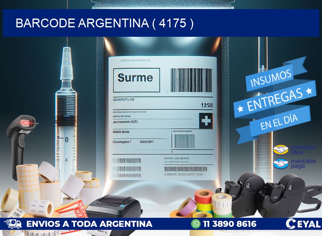 BARCODE ARGENTINA ( 4175 )