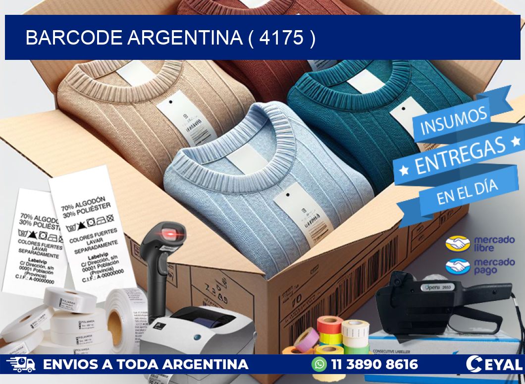 BARCODE ARGENTINA ( 4175 )