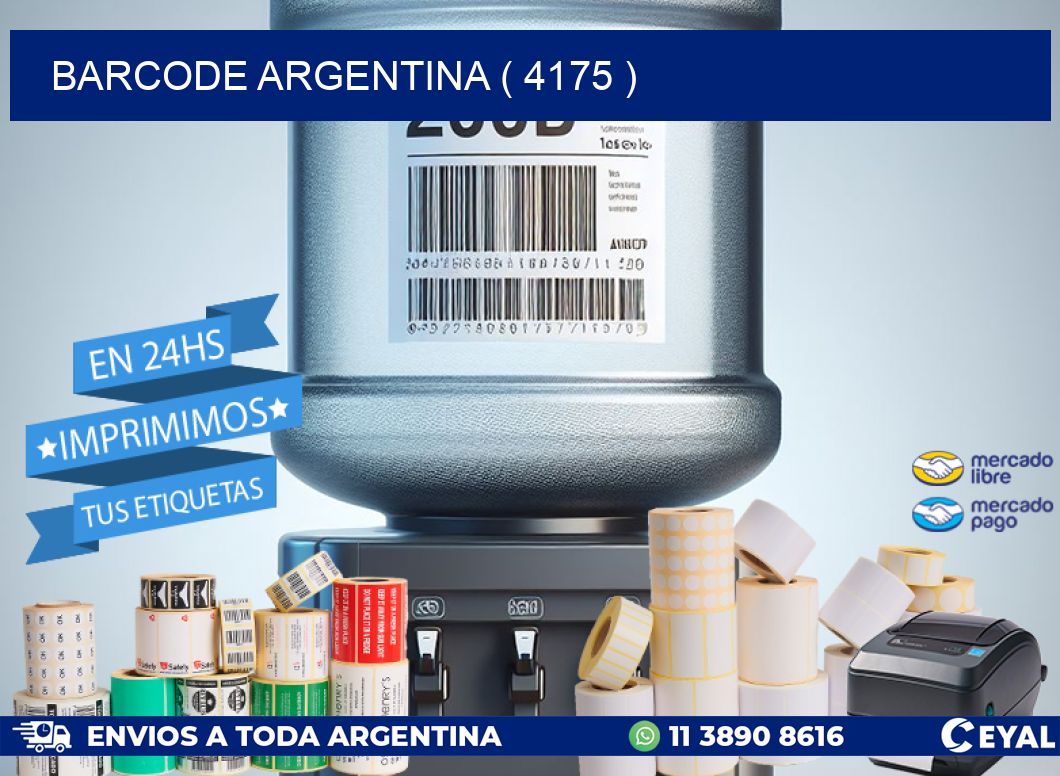 BARCODE ARGENTINA ( 4175 )