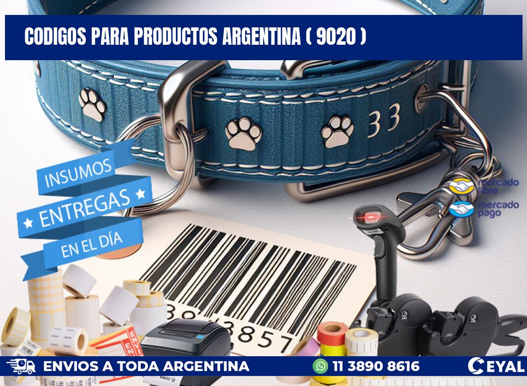 CODIGOS PARA PRODUCTOS ARGENTINA ( 9020 )