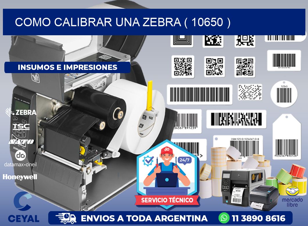 COMO CALIBRAR UNA ZEBRA ( 10650 )