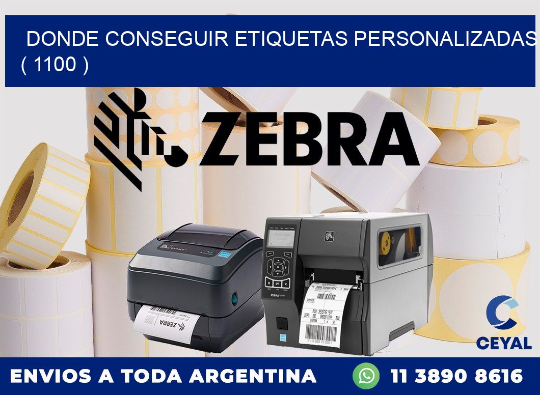 DONDE CONSEGUIR ETIQUETAS PERSONALIZADAS ( 1100 )