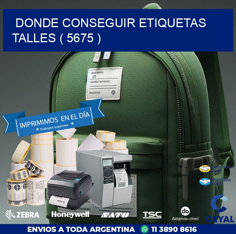 DONDE CONSEGUIR ETIQUETAS TALLES ( 5675 )