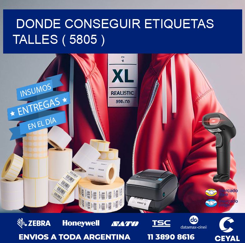 DONDE CONSEGUIR ETIQUETAS TALLES ( 5805 )