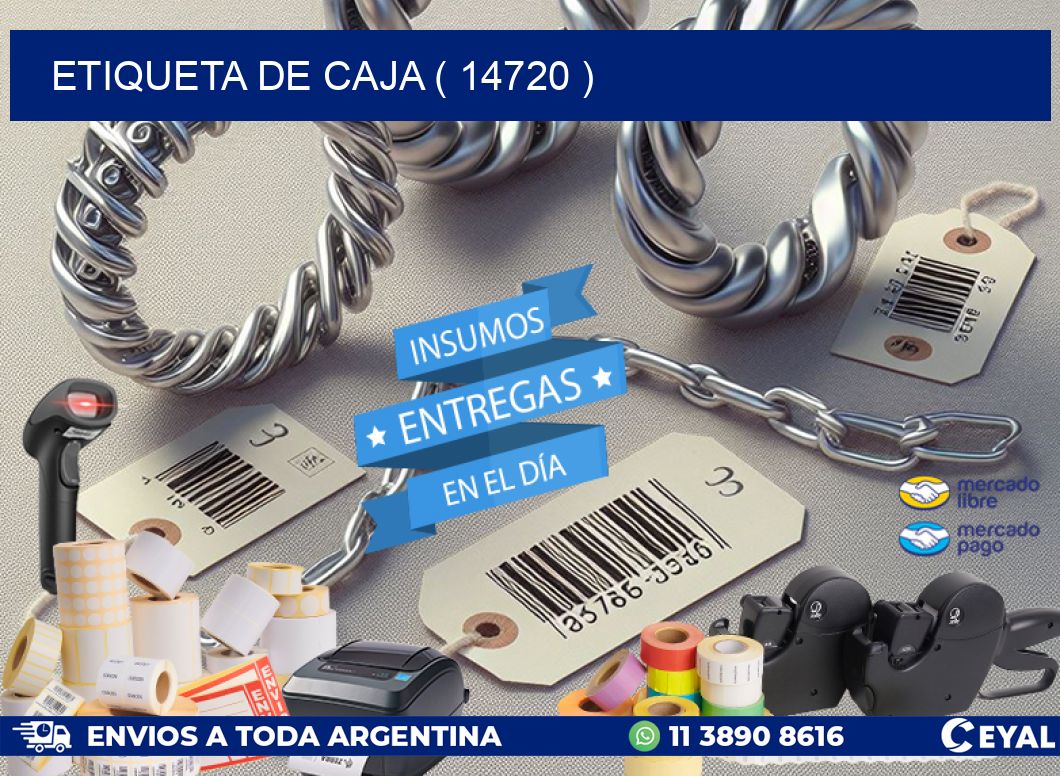 ETIQUETA DE CAJA ( 14720 )