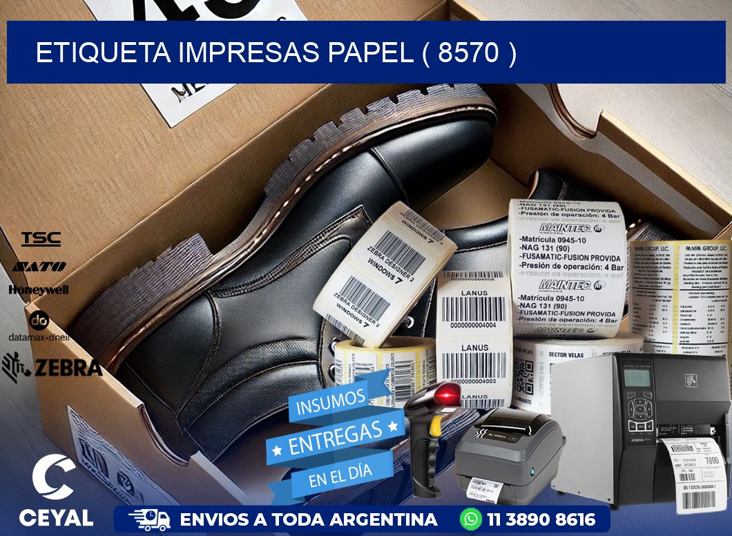 ETIQUETA IMPRESAS PAPEL ( 8570 )