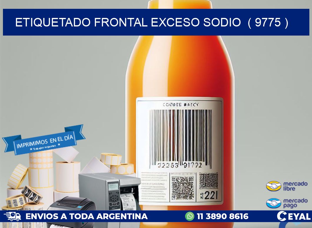 ETIQUETADO FRONTAL EXCESO SODIO ( 9775 )