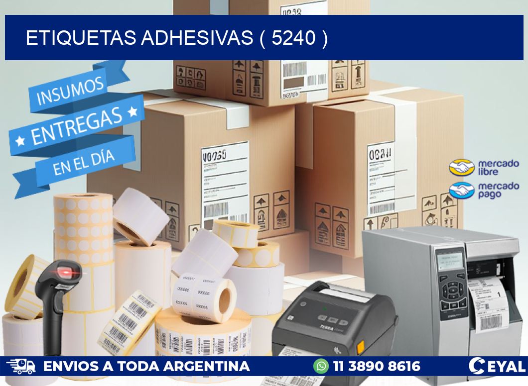 ETIQUETAS ADHESIVAS ( 5240 )