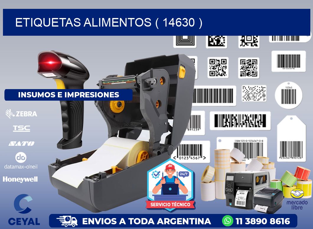 ETIQUETAS ALIMENTOS ( 14630 )