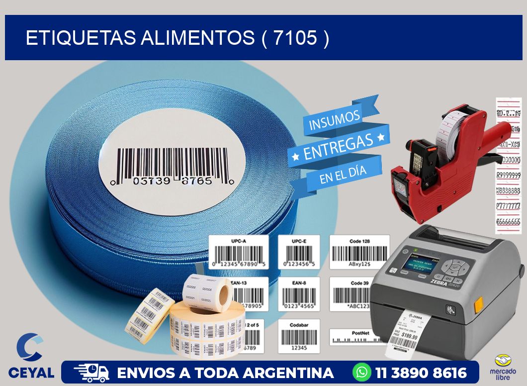 ETIQUETAS ALIMENTOS ( 7105 )