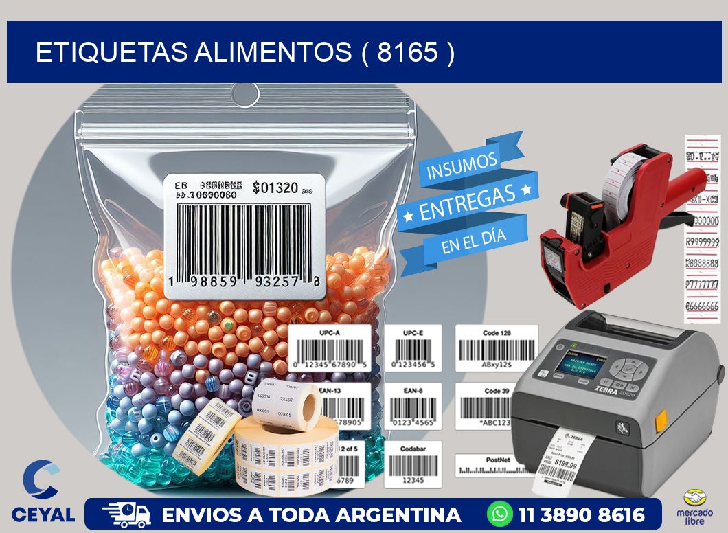 ETIQUETAS ALIMENTOS ( 8165 )