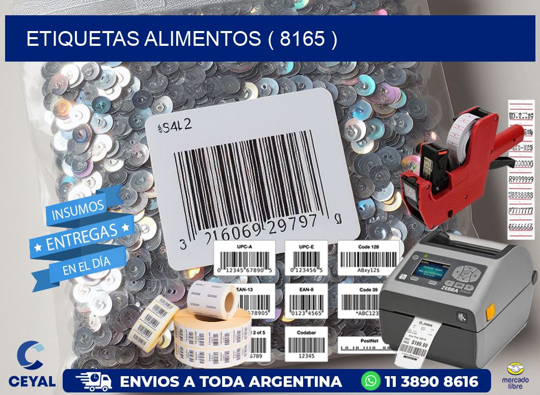 ETIQUETAS ALIMENTOS ( 8165 )