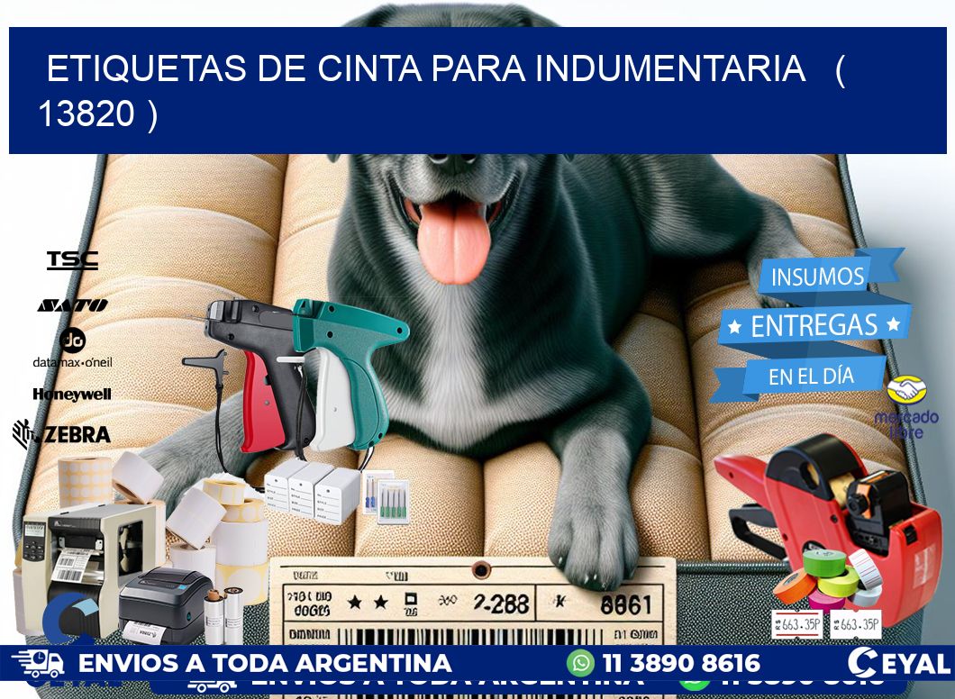 ETIQUETAS DE CINTA PARA INDUMENTARIA ( 13820 )