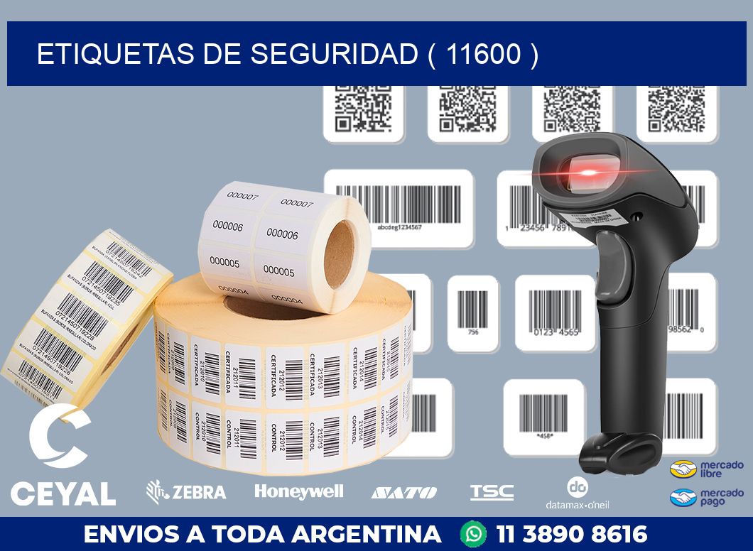 ETIQUETAS DE SEGURIDAD ( 11600 )