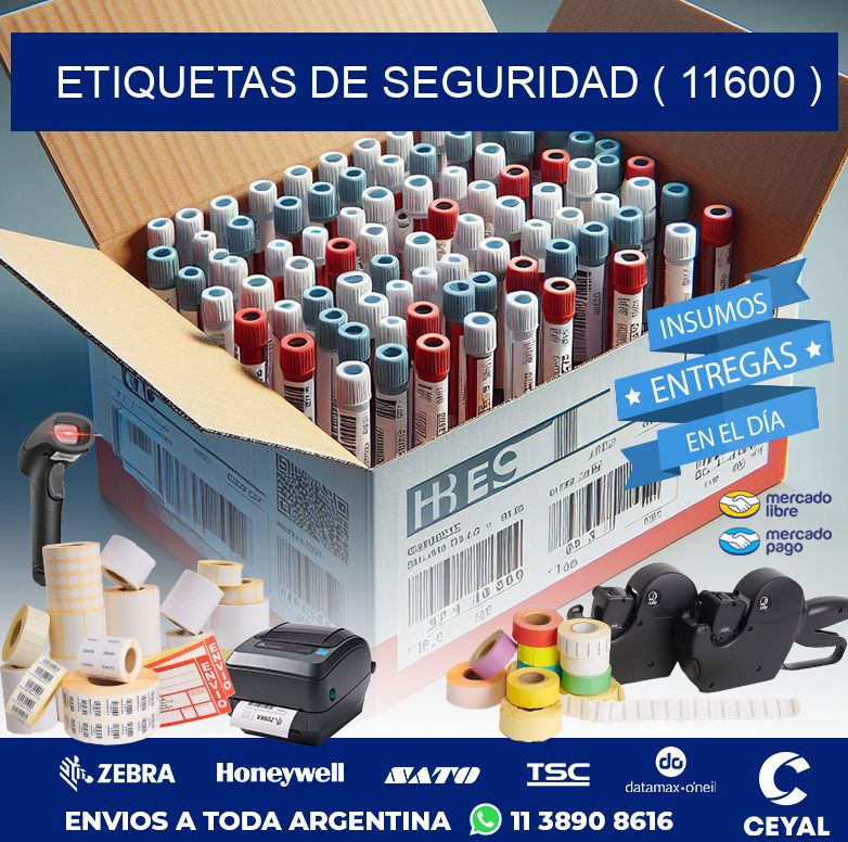 ETIQUETAS DE SEGURIDAD ( 11600 )