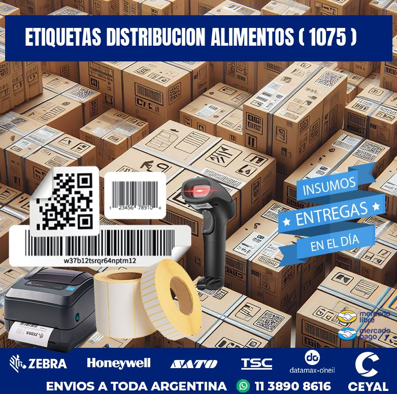 ETIQUETAS DISTRIBUCION ALIMENTOS ( 1075 )