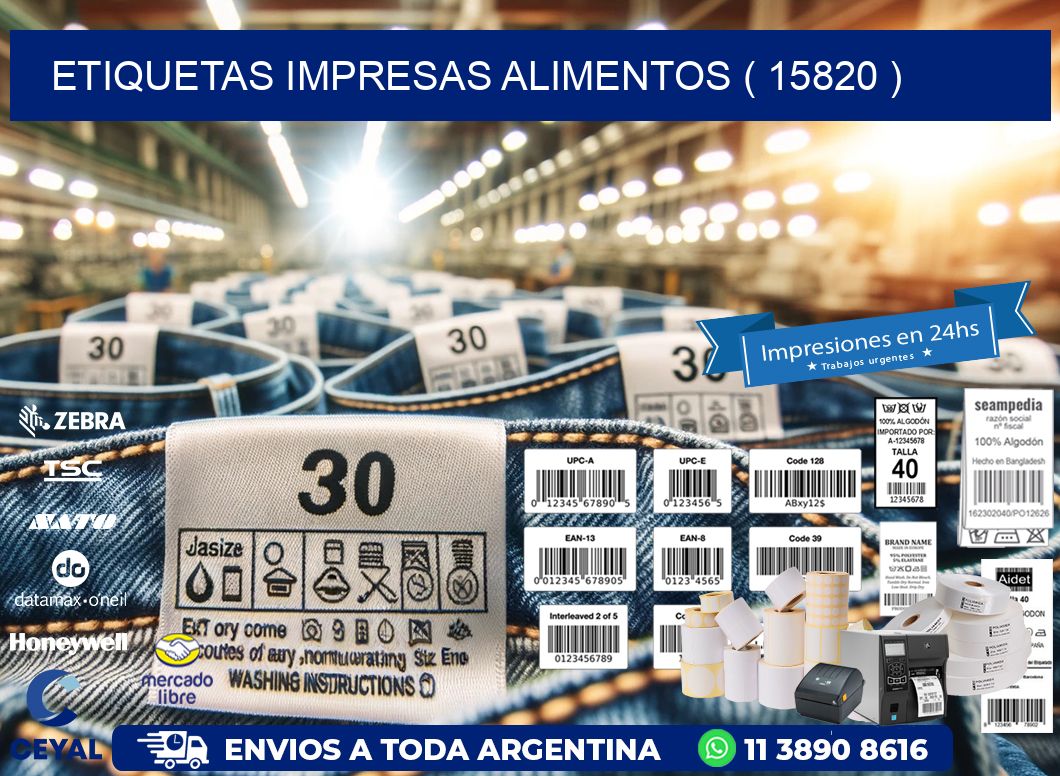 ETIQUETAS IMPRESAS ALIMENTOS ( 15820 )