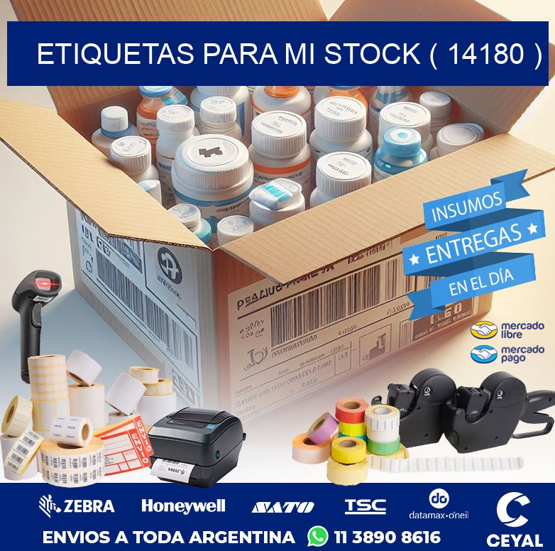 ETIQUETAS PARA MI STOCK ( 14180 )