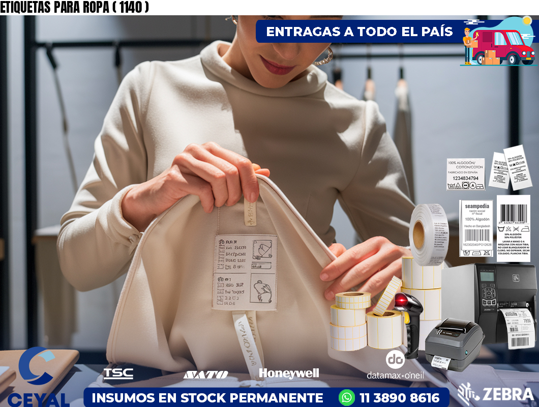 ETIQUETAS PARA ROPA ( 1140 )