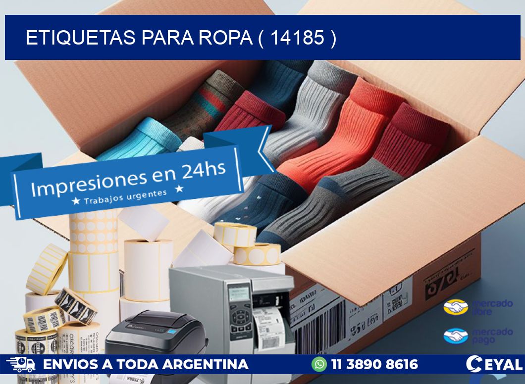 ETIQUETAS PARA ROPA ( 14185 )