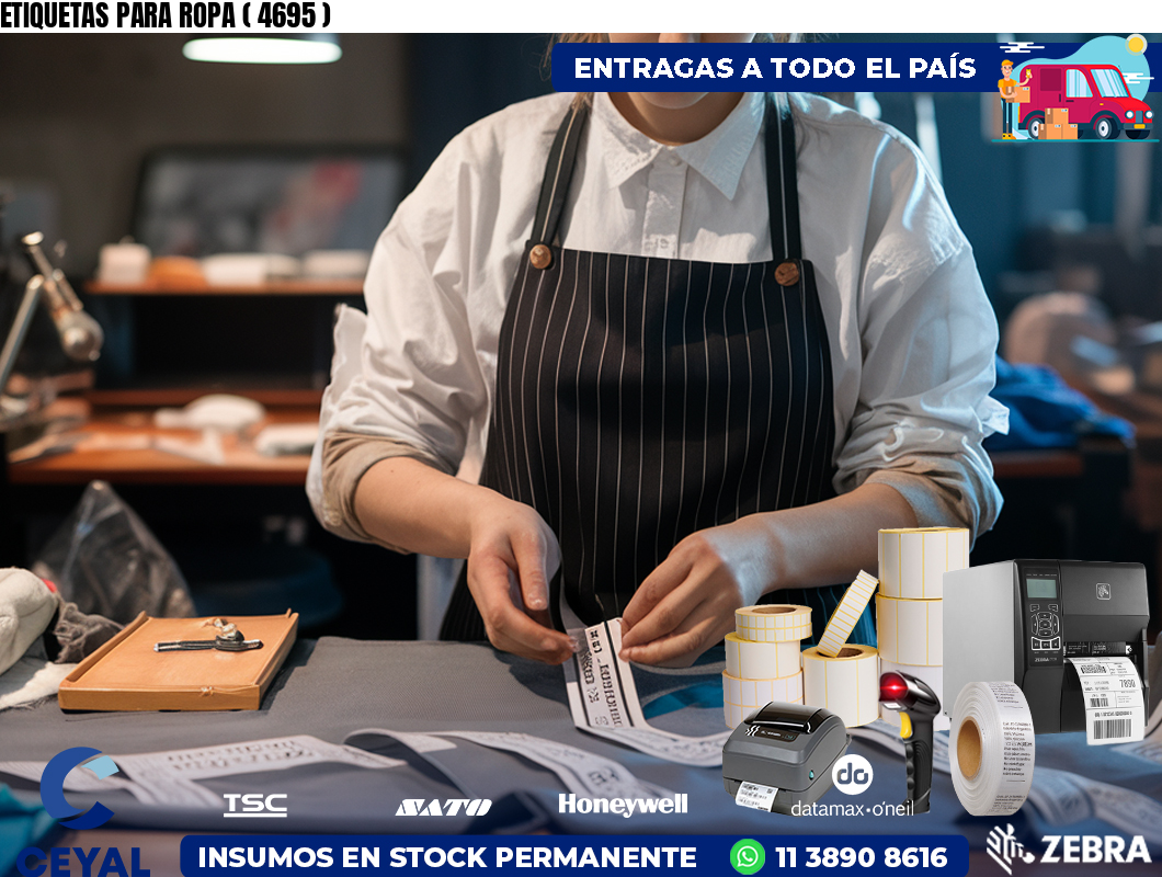 ETIQUETAS PARA ROPA ( 4695 )