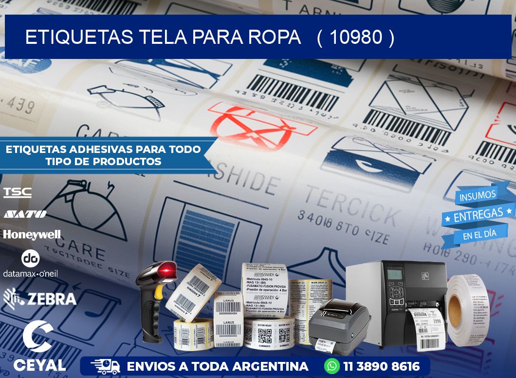 ETIQUETAS TELA PARA ROPA   ( 10980 )