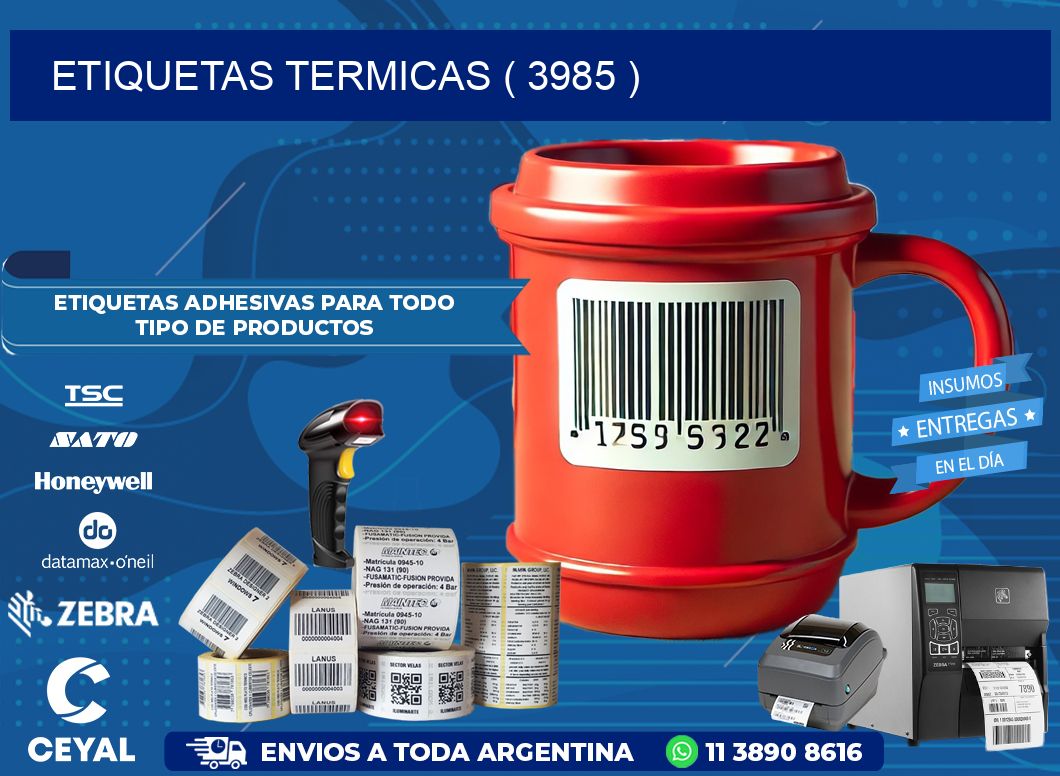ETIQUETAS TERMICAS ( 3985 )