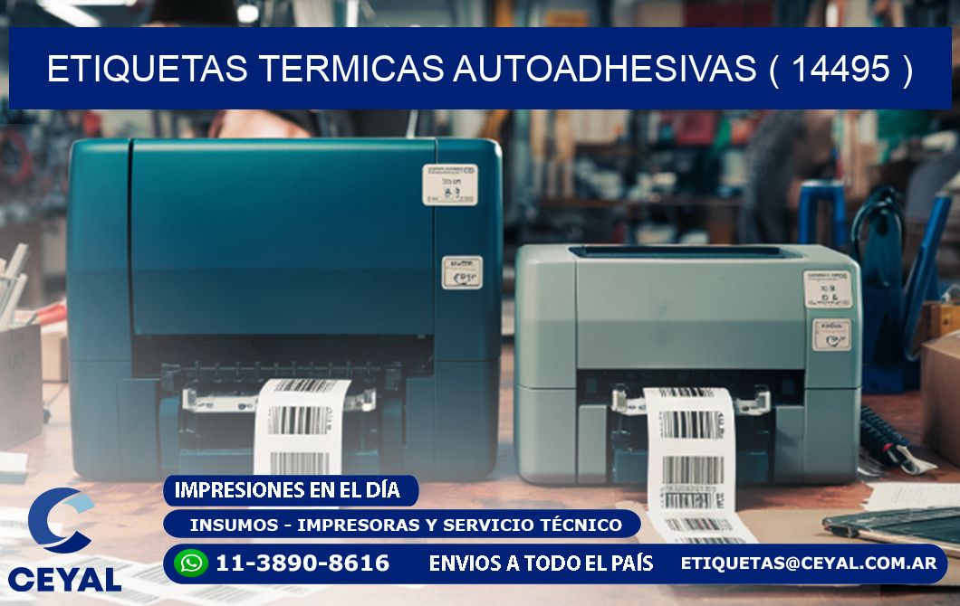 ETIQUETAS TERMICAS AUTOADHESIVAS ( 14495 )