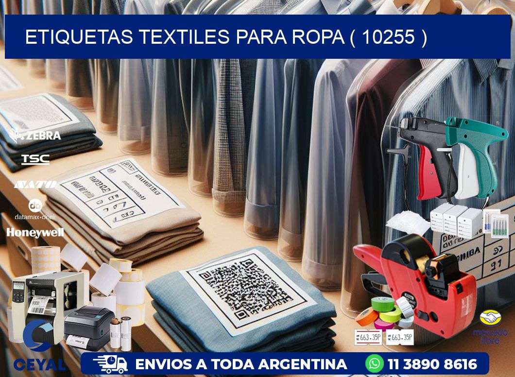ETIQUETAS TEXTILES PARA ROPA ( 10255 )