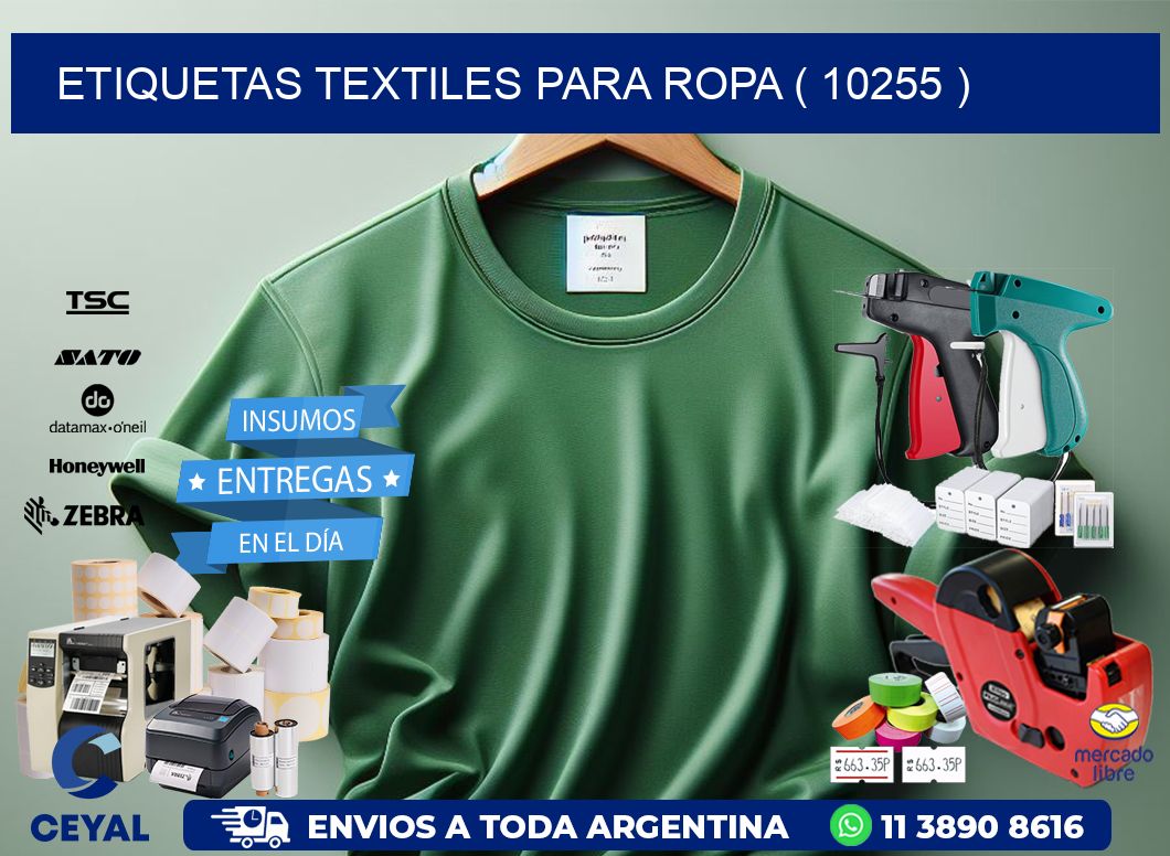 ETIQUETAS TEXTILES PARA ROPA ( 10255 )