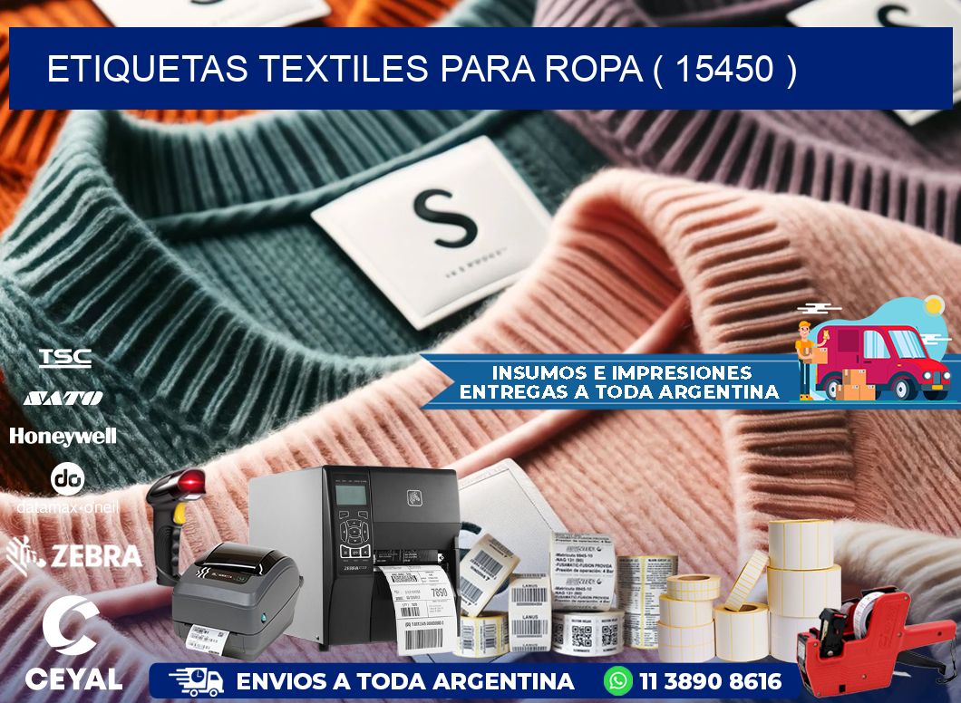 ETIQUETAS TEXTILES PARA ROPA ( 15450 )