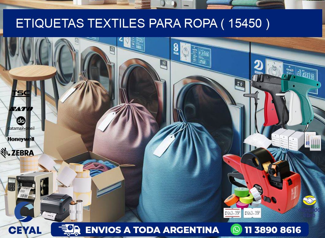 ETIQUETAS TEXTILES PARA ROPA ( 15450 )