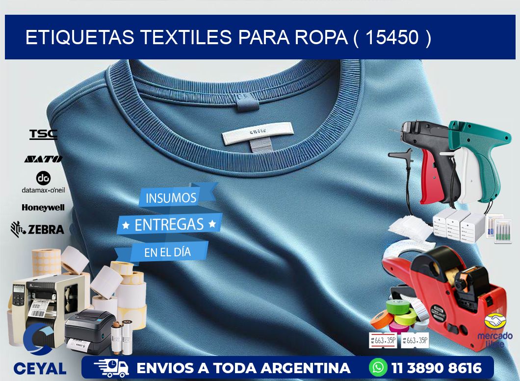 ETIQUETAS TEXTILES PARA ROPA ( 15450 )