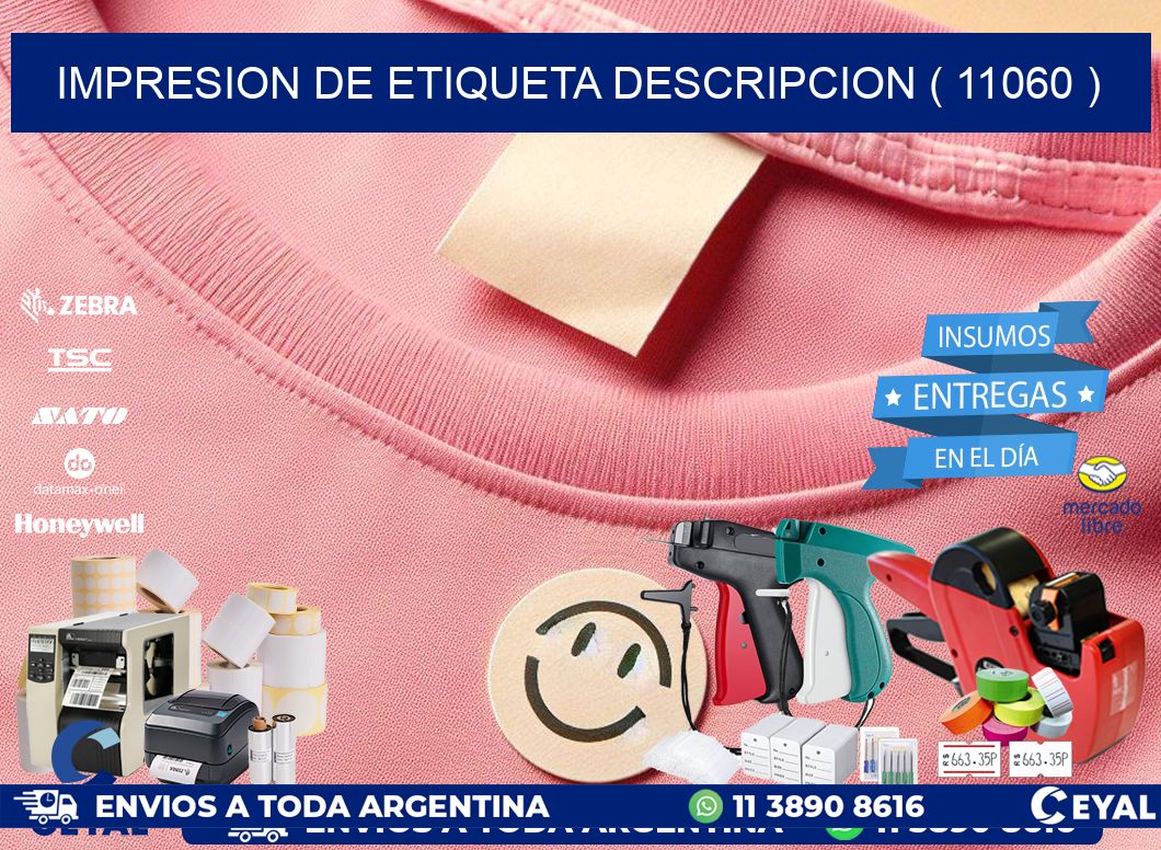 IMPRESION DE ETIQUETA DESCRIPCION ( 11060 )