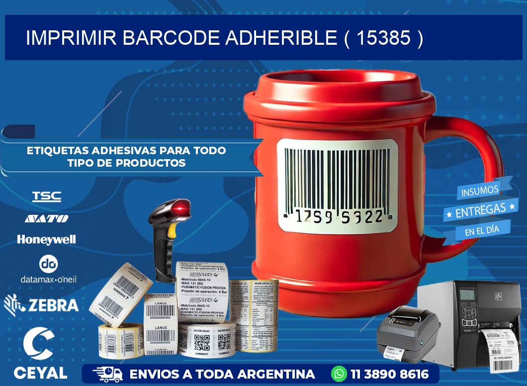 IMPRIMIR BARCODE ADHERIBLE ( 15385 )
