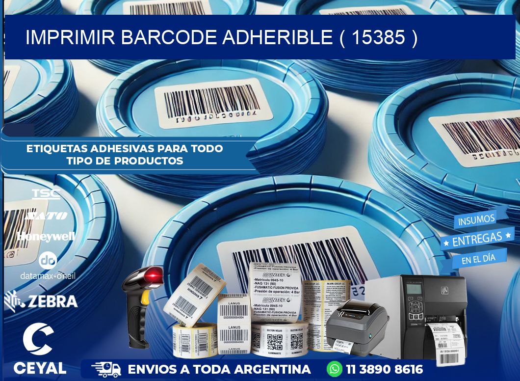 IMPRIMIR BARCODE ADHERIBLE ( 15385 )
