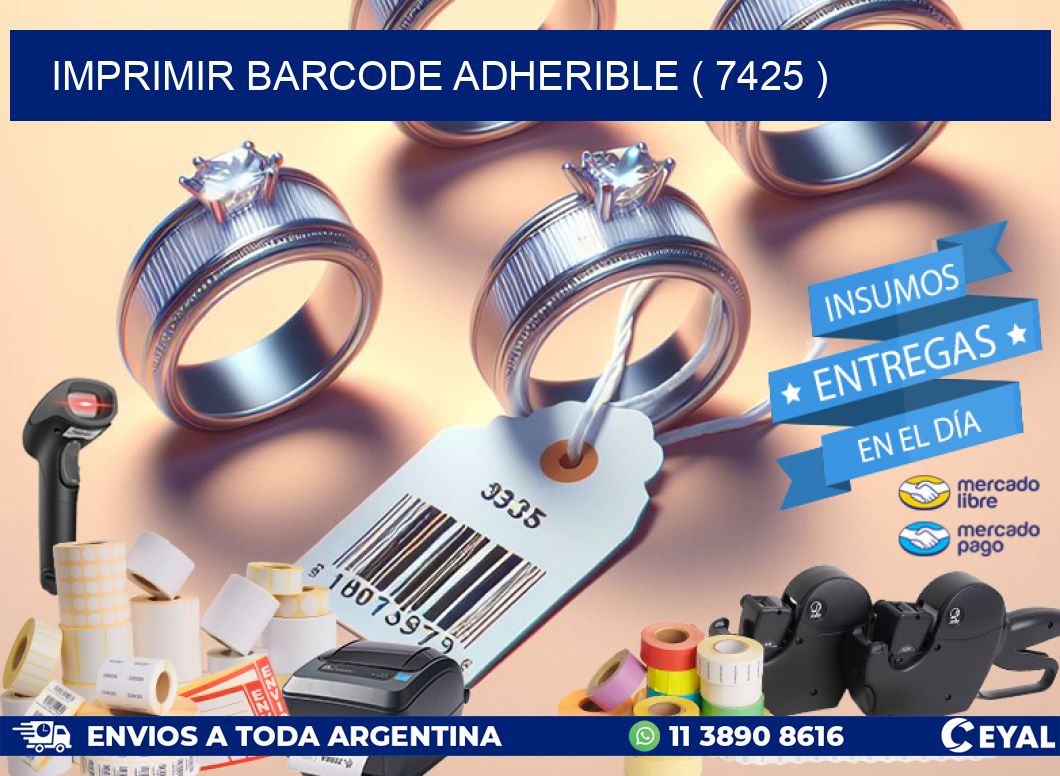 IMPRIMIR BARCODE ADHERIBLE ( 7425 )