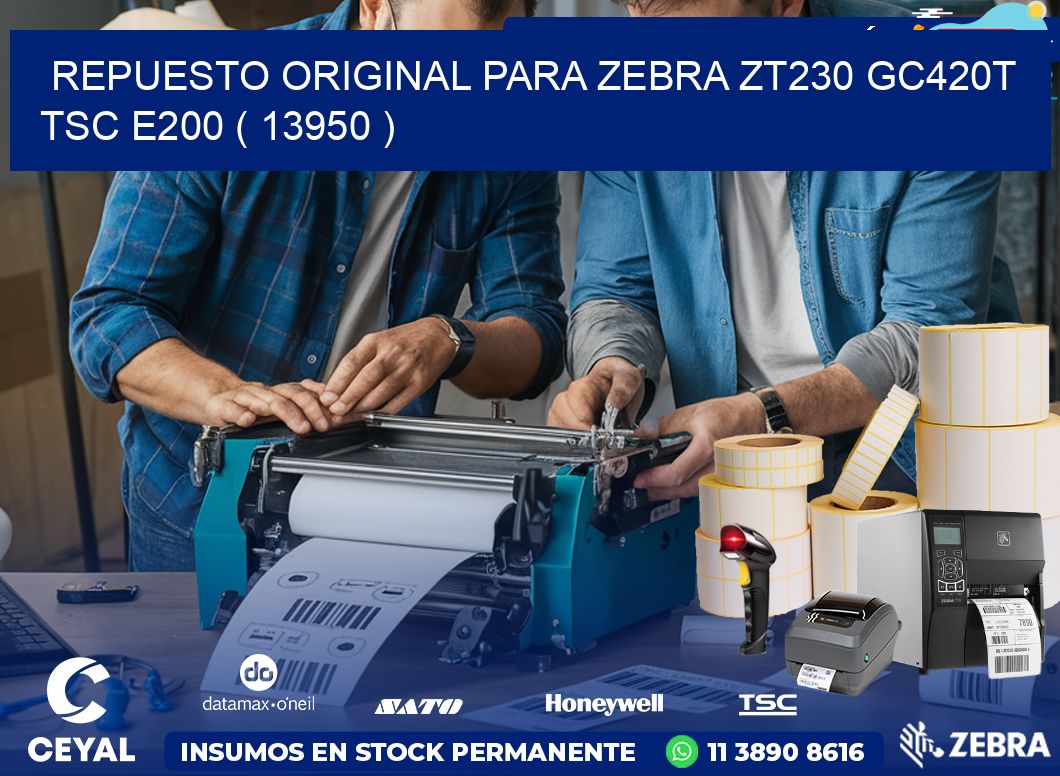 REPUESTO ORIGINAL PARA ZEBRA ZT230 GC420T TSC E200 ( 13950 )
