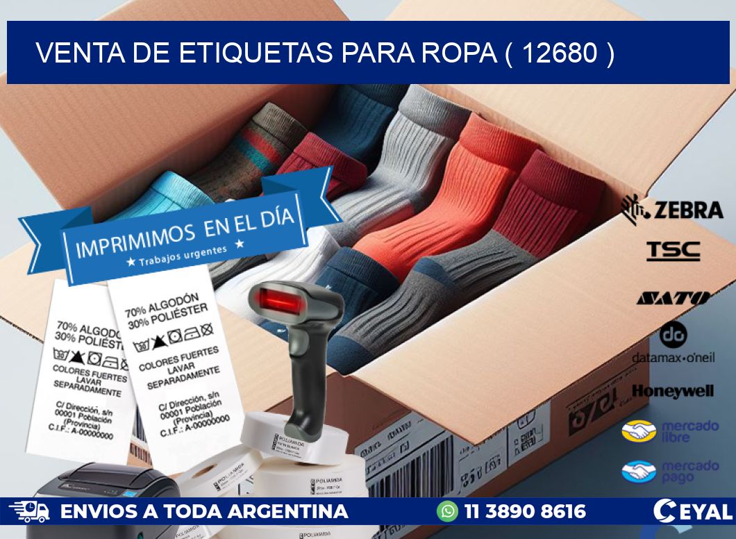 VENTA DE ETIQUETAS PARA ROPA ( 12680 )