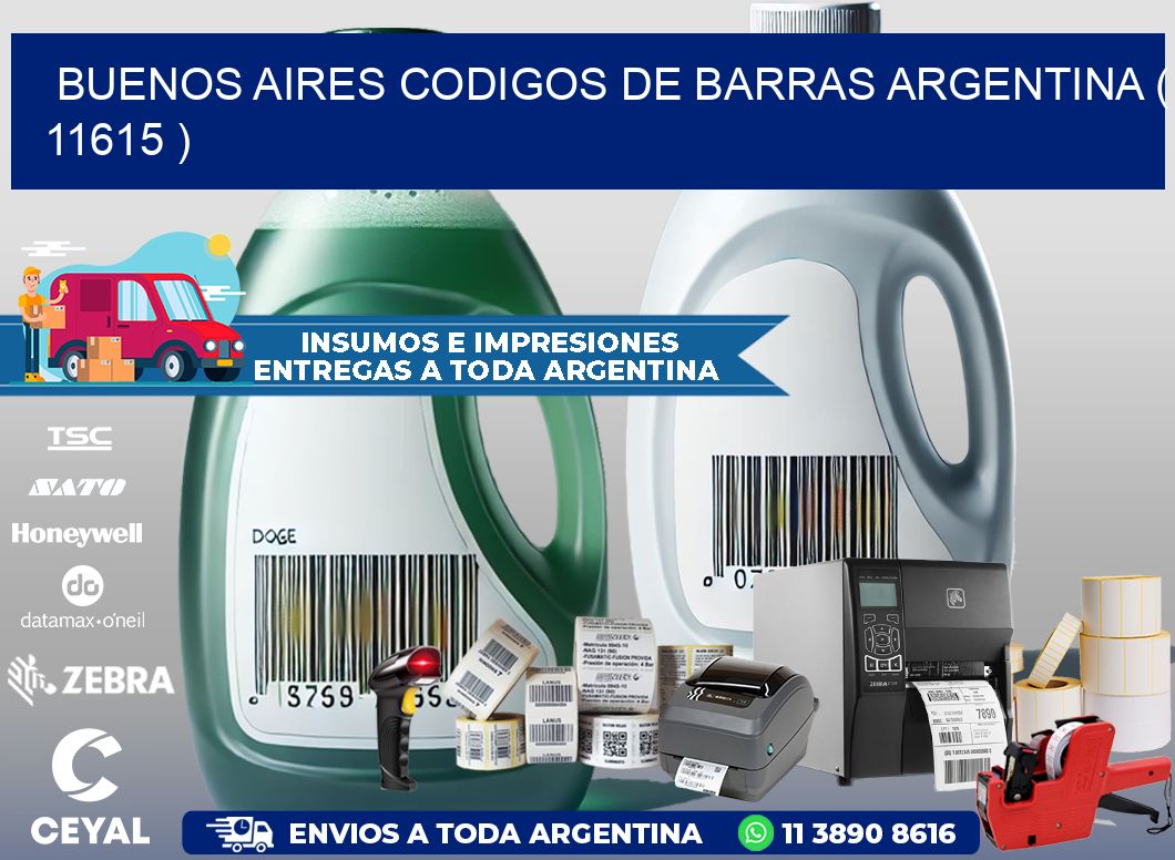 buenos aires codigos de barras argentina ( 11615 )
