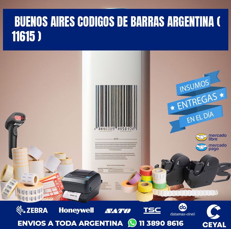 buenos aires codigos de barras argentina ( 11615 )