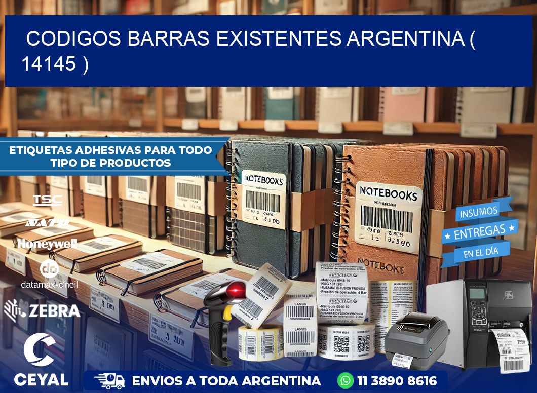 codigos barras existentes argentina ( 14145 )